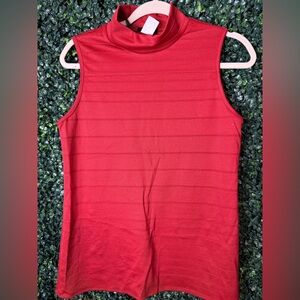 Espresso Vibrant Red Tank Top